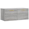 vidaXL Mobile a Parete Grigio Sonoma 80x36,5x35cm in Legno Multistrato