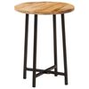 vidaXL Tavolino da Salotto 35x35x45 cm Legno Massello Mango e Ferro