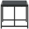 vidaXL Sgabelli da Giardino 4 pz Neri in Acciaio e Textilene