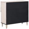 vidaXL Credenza Bianco 80 x 33,5 x 75 cm Legno di mango massello