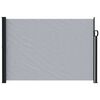 vidaXL Tenda laterale retrattile Grigio 600 x 160 cm Poliestere