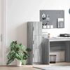 vidaXL Credenza Grigio Sonoma 31.5 x 32 x 122.5 cm