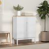 vidaXL Credenza FLORO Bianco 70 x 30 x 70,5 cm Legno di Pino Massello