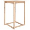vidaXL Tavolo da Bar 80x80x110 cm in Legno Massello di Pino