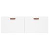vidaXL Mobile a Parete Bianco 100x36,5x35 cm in Legno Multistrato