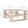 vidaXL Set Divani da Giardino Pallet 5 pz con Cuscini in Legno di Pino