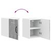 vidaXL Mobile da cucina 2 pcs Grigio Sonoma 30 x 31 x 40 cm