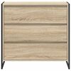 vidaXL Credenza Sonoma 79 x 36 x 75.5 cm Legno multistrato