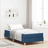 vidaXL Letto a molle con materasso Blu 80 x 200 cm Tessuto