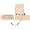 vidaXL Set Divani da Giardino 10 pz in Legno Massello di Pino