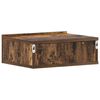 vidaXL Comodini Pensili Rovere Fumo 2pz 40x30x15 cm Legno Multistrato
