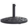 vidaXL Base per Ombrellone per Pali &Oslash;38/48 mm 9 kg Mezzo Tondo