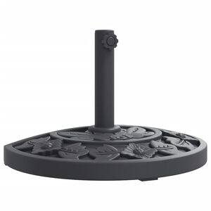 vidaXL Base per Ombrellone per Pali &Oslash;38/48 mm 9 kg Mezzo Tondo
