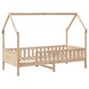 vidaXL Giroletto Bambini con Cassetti 90x200 cm Legno Massello di Pino