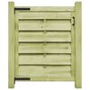 vidaXL Cancello da Giardino Legno di Pino Impregnato 100x100 cm Verde
