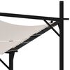 vidaXL Gazebo con Tetto Retrattile 300x300x233 cm Crema