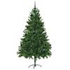 vidaXL Albero di Natale con 300 LED con supporto Verde 210 cm PE