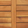 vidaXL Set da Bistrò Pieghevole 3pz con Cuscini Legno Massello Acacia