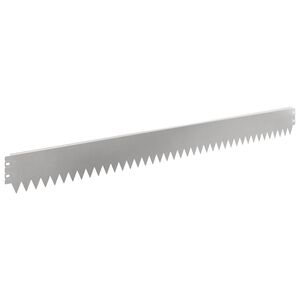 vidaXL Bordura per Prato 10 pz 103 x 10 cm Acciaio Argento