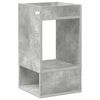 vidaXL Tavolino Grigio cemento 30 x 30 x 56 cm Legno multistrato