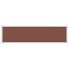 vidaXL Tenda Laterale Retrattile per Patio 600x160 cm Marrone
