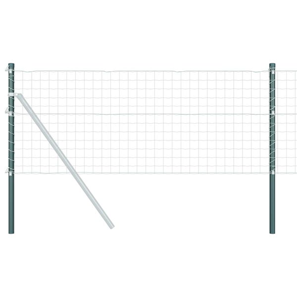 vidaXL Palo della recinzione 2 pcs Verde 100 cm