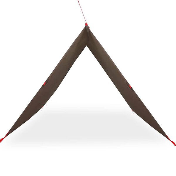 vidaXL Telone da Campeggio Marrone 406x306 cm Impermeabile