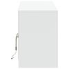 vidaXL Mobile Porta TV con LED Bianco 139,5x34x50 cm in Truciolato