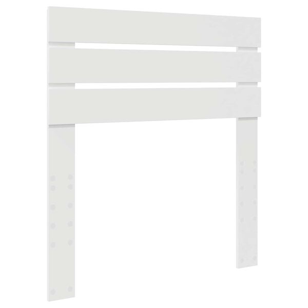 vidaXL Testiera Bianco 75 cm Legno multistrato