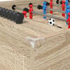 vidaXL Tavolo da Foosball Rovere Sonoma 125 x 60,5 x 80 cm