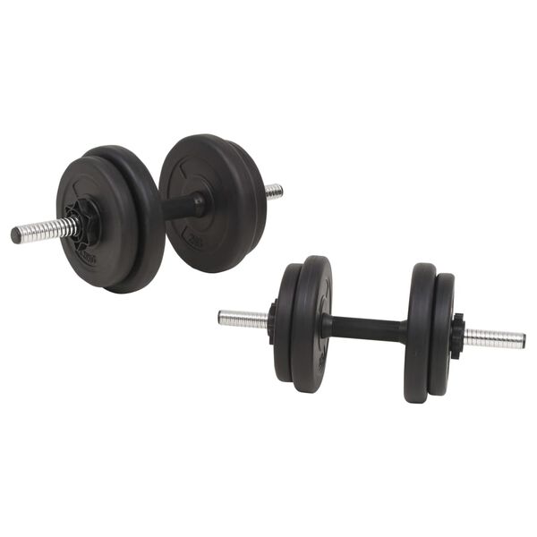 vidaXL Set Bilanciere e Manubri da 60 kg