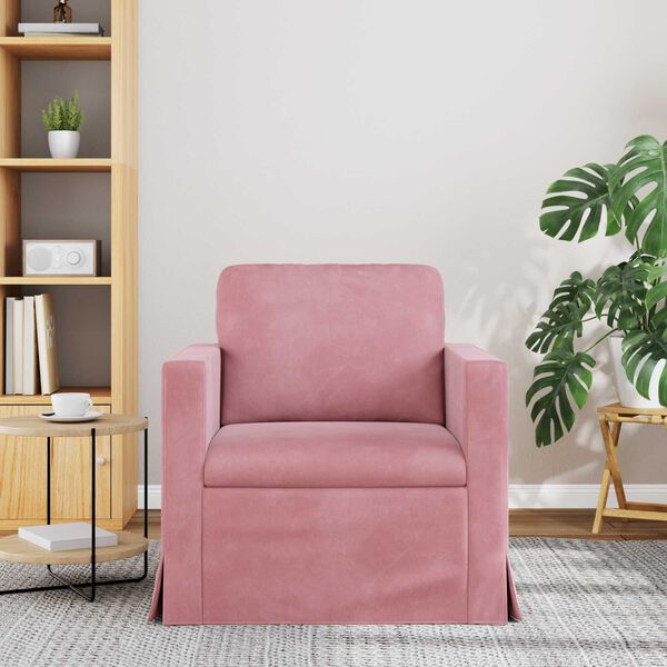 vidaXL Divano Rosa Dimensioni complessive: 78 x 78 x 80 cm (L x P x A)
