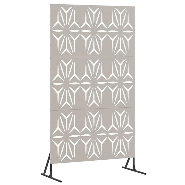 vidaXL Schermo per Privacy Grigio 100 x 50 x 180 cm