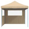 vidaXL Tenda Party Beige 292 x 292 x 315 cm Tessuto Oxford