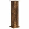 vidaXL Supporto per piante Rovere Fumo 30,5 x 30 x 100,5 cm