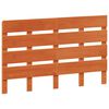 vidaXL Testiera Marrone Cera 120 cm in Legno Massello di Pino