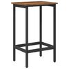 vidaXL Sgabello da bar Legno antico 40 x 32 x 64 cm
