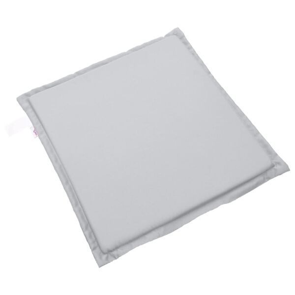 vidaXL Imbottitura per Seduta Giardino 6pz Grigio Chiaro 45x45x2 cm