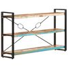 vidaXL Libreria a 3 Ripiani 140x30x80 cm in Massello di Recupero