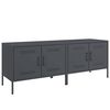 vidaXL Mobili TV 2pz Antracite 68x39x50,5 cm in Acciaio