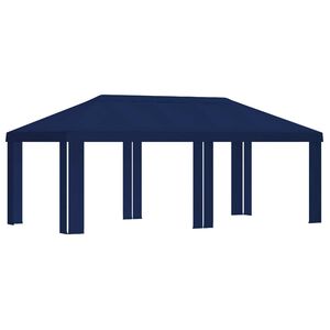 vidaXL Copertura per Gazebo 6 x 3 m Blu Poliestere 190