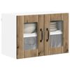 vidaXL Mobile da cucina 2 pcs Rovere artigianale 60 x 31 x 40 cm