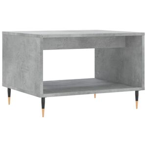 vidaXL Tavolino da Salotto Grigio Cemento 60x50x40cm Legno Multistrato