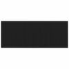 vidaXL Testiera Rovere Nero 120 x 1.5 x 80 cm Legno multistrato