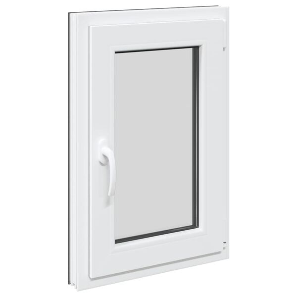 vidaXL Finestra da cantina "RISOR" 50x75 cm Anta-ribalta DIN Destra Antracite