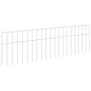 vidaXL Pannello di Recinzione da Giardino 12 pz 100 x 30 cm Argento