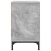 vidaXL Armadio da Notte con cassetto Grigio cemento 49 x 36 x 61 cm