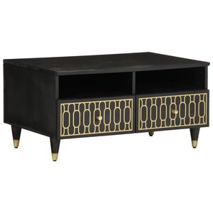 vidaXL Tavolino da Salotto 80x54x40 cm in Legno Massello di Mango