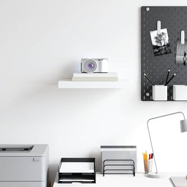 vidaXL Scaffale a Parete Bianco 40x23x3,8 cm in MDF