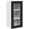 vidaXL Mobile da cucina 2 pcs Nero 40 x 31 x 80 cm Legno multistrato